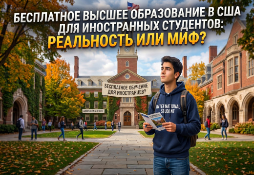 Бесплатное высшее образование в США для иностранных студентов: реальность или миф